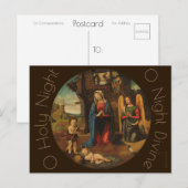 La Nativité c.1495 | Carte postale Blue Beach Song (Devant / Derrière)