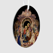 La Nativité de l'ornement acrylique de Jésus (devant)