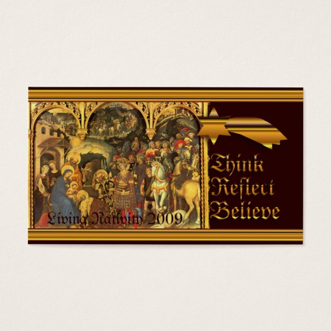 La Nativité Médiévale (Devant)