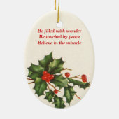 La nativité - ornement de Noël (Dos)