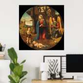 La Nativité - Poster des Beaux-Arts Piero di Cosim (Bureau à domicile)