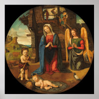 La Nativité - Poster des Beaux-Arts Piero di Cosim