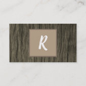 La nature a inspiré le carte de visite (Dos)