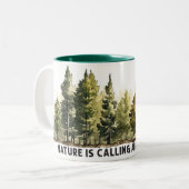 La nature appelle et je dois y aller ! Mug (Devant gauche)