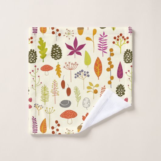 La nature boisée (Gant de toilette)