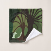 La nature botanique des arbres (Gant de toilette)