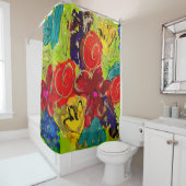 La nature du rideau de douche parle de la lenteur (En situation)