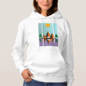 La nature échappe à la Sweat - shirt à capuche des (Devant)