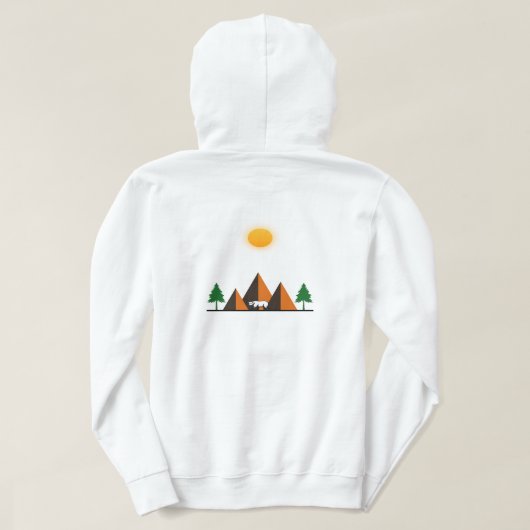 La nature échappe à la Sweat - shirt à capuche des (Design dos)
