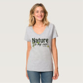 La Nature Est Ma Citation Cure Hanes T-Shirt Nano  (Devant entier)