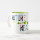 La "nature est" tasse intérieure verte assez (Devant gauche)