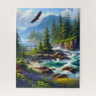 La nature sauvage de l'île de Vancouver Art Puzzle