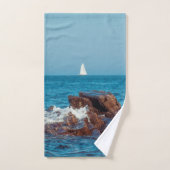 La navigation dans l'Atlantique (Serviette à main)