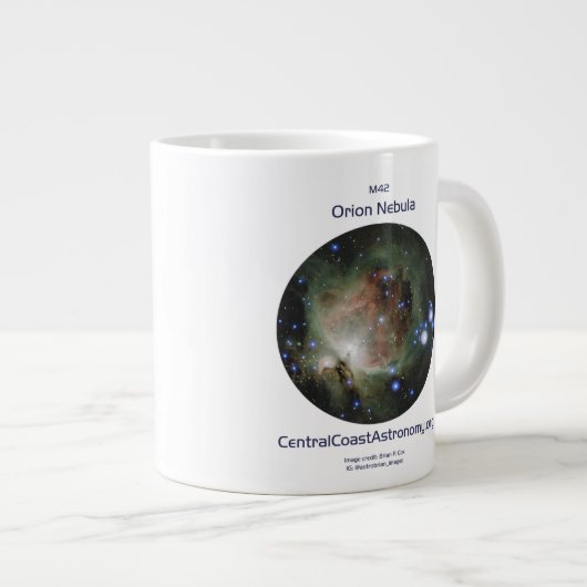 La nébuleuse Orion par Brian P. Cox - Mug 20oz (Devant droit)