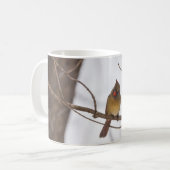 La Neige Dit À Nouveau À Mme Cardinal Coffee Mug (Devant gauche)