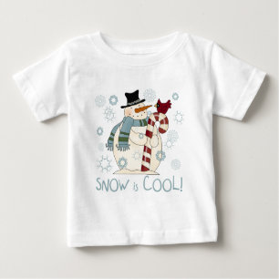 La neige est un cadeau et t-shirts de vacances Coo