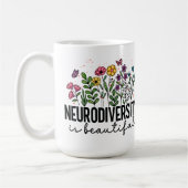 La Neurodiversité Est Belle Mug En Céramique (Gauche)