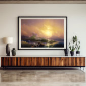 La Neuvième vague par Ivan Aivazovsky Poster