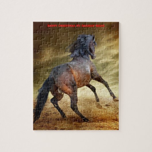 La nièce de Noël. Jigsaw Puzzle (Vertical)