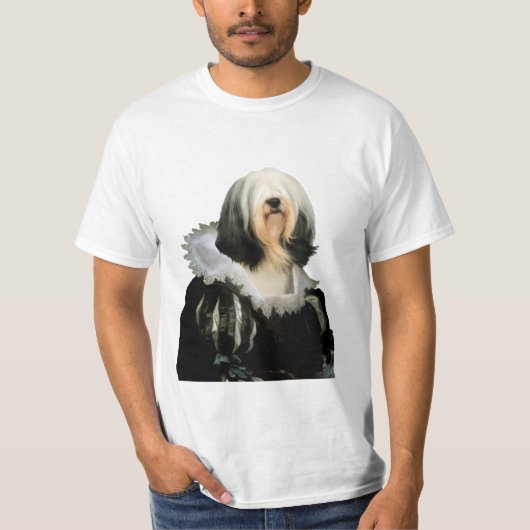 La noblesse de T-shirt de Terrier tibétain (Devant)
