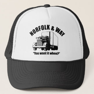 La Norfolk et le casquette de camionnage de