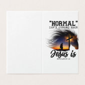 La normale ne revient pas Jésus pour les amateurs  (Outside Unfolded)