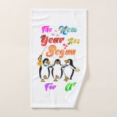 La Nouvelle Année A Commencé Pour Nous (Serviette à main)