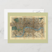 La nouvelle carte de Londres de Smith 1860 (Devant / Derrière)