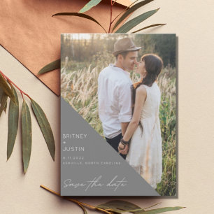 La Nouvelle Gray Arch Photo Wedding Save The Date