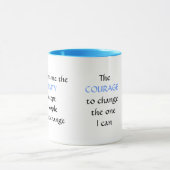 La NOUVELLE prière de sérénité - tasse (Centre)