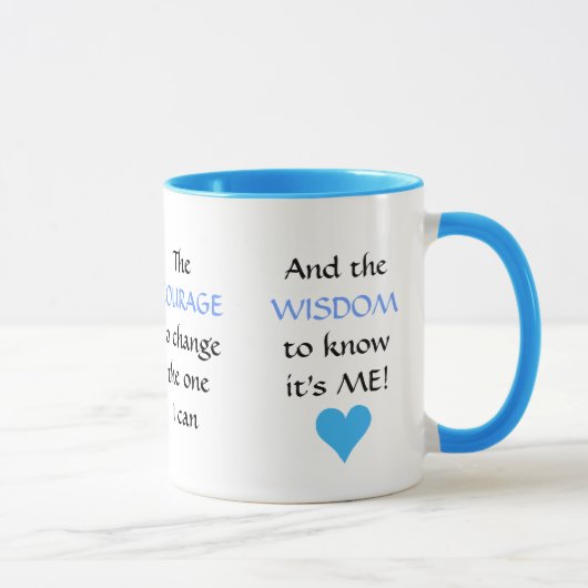 La NOUVELLE prière de sérénité - tasse (Droite)