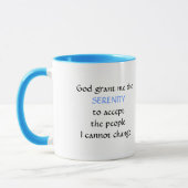 La NOUVELLE prière de sérénité - tasse (Gauche)