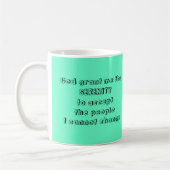 La NOUVELLE prière de sérénité - tasse (Gauche)