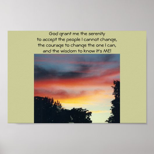 La nouvelle sérénité - affiche (Devant)