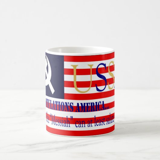 la nouvelle tasse de café d'USSA NOBAMA (Centre)