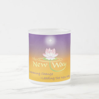 La nouvelle tasse en verre givré de manière