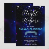 La nuit avant la répétition dîner invitation à thè (Devant / Derrière)