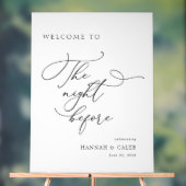 La Nuit Avant La Répétition Mariage Bienvenue (Neutre)