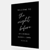 La nuit avant la répétition noire Bienvenue (Angle)