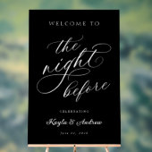 La nuit avant l'Affiche de bienvenue de la répétit (Neutre)