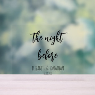 La Nuit Avant Le Dîner De La Répétition Mariage