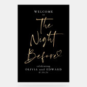 La nuit avant le dîner de répétition (Recto)