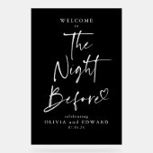 La nuit avant le dîner de répétition (Recto)