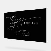 La nuit avant le dîner de répétition (Angle)