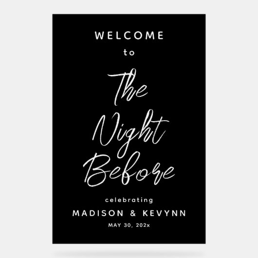 La nuit avant le dîner de répétition (Recto)