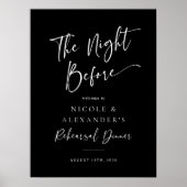 La Nuit Avant Le Dîner De Répétition Affiche de bi (Devant)