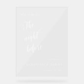 La Nuit Avant Le Dîner De Répétition Affiche de bi (Recto)