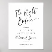 La Nuit Avant Le Dîner De Répétition Affiche de bi (Devant)