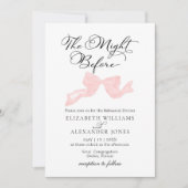 La Nuit Avant Le Dîner De Répétition Invitations B (Devant)