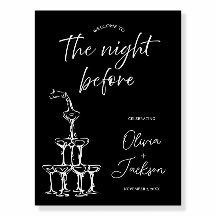 La Nuit Avant Le Dîner De Répétition Personnalisé